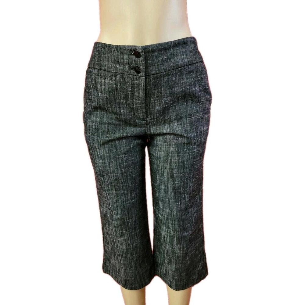 Sandro Sportswear Black Size 6 Women's Cropped Pants #CB4 - Picture 6 of 9